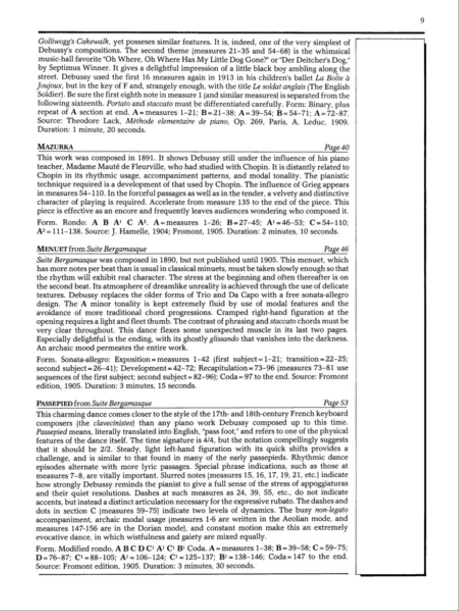 Dances of Debussy Dances of Debussy Piano Solo scores gallery preview page 9
