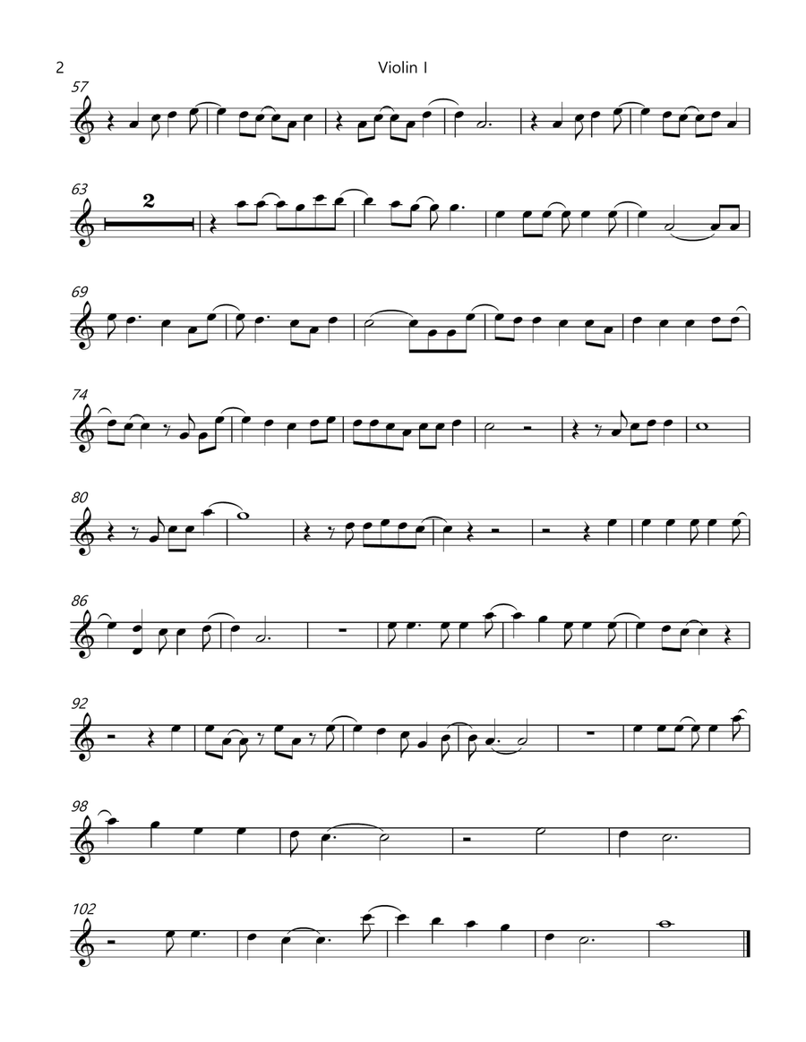 Dreams Dreams String Quartet scores gallery preview page 2