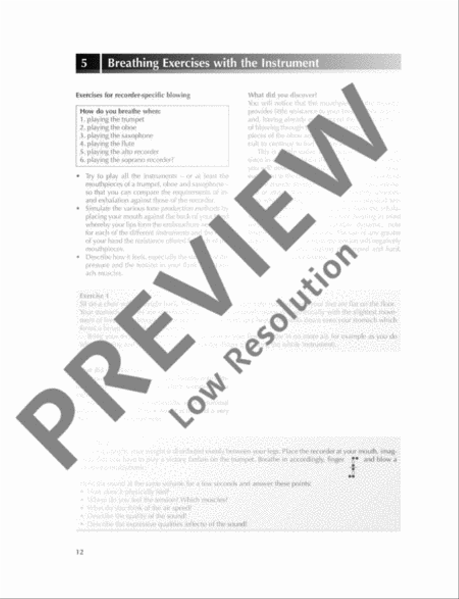Advanced Recorder Technique Soprano Recorder scores gallery preview page 13
