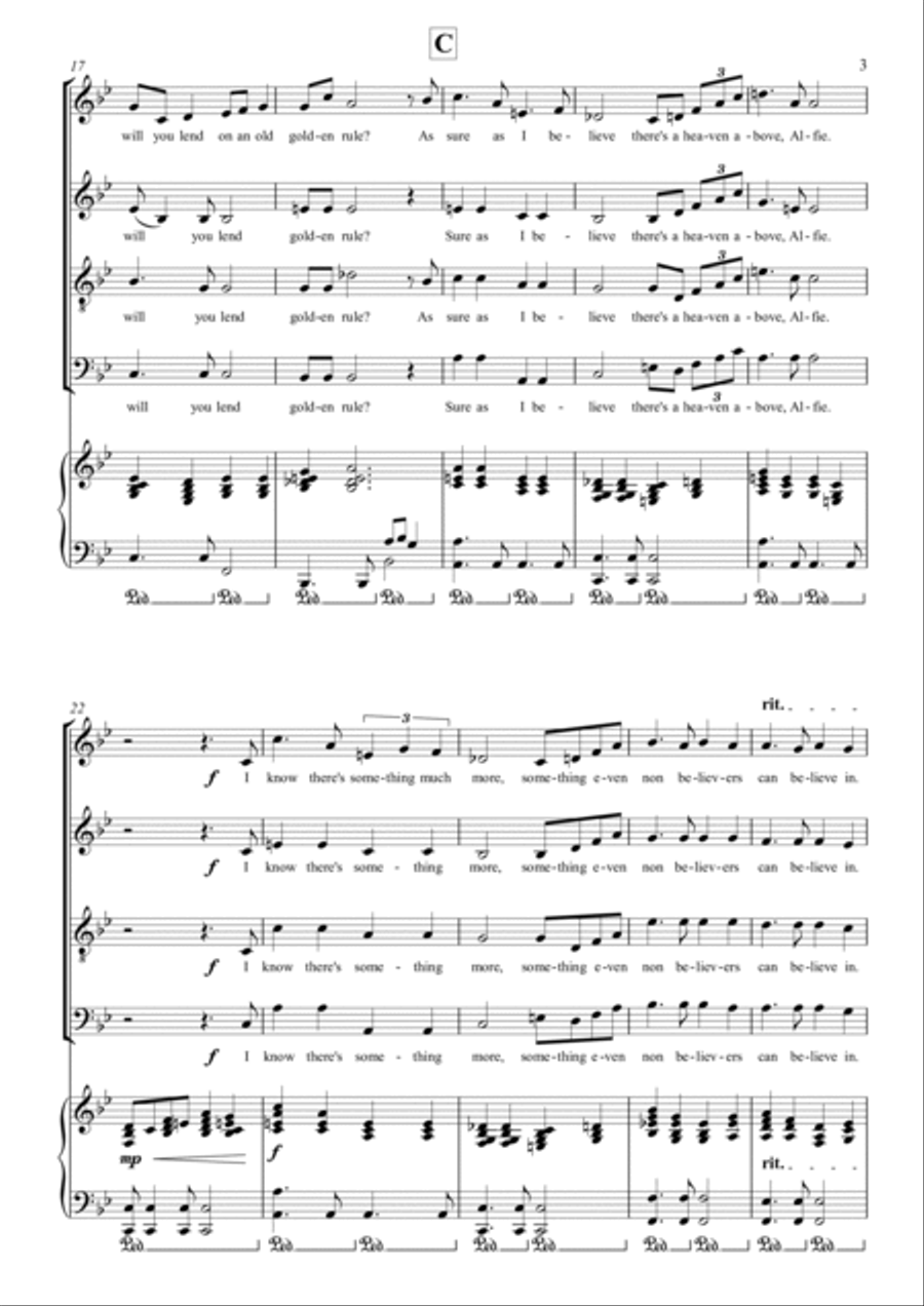 Alfie Alfie 4-Part scores gallery preview page 3