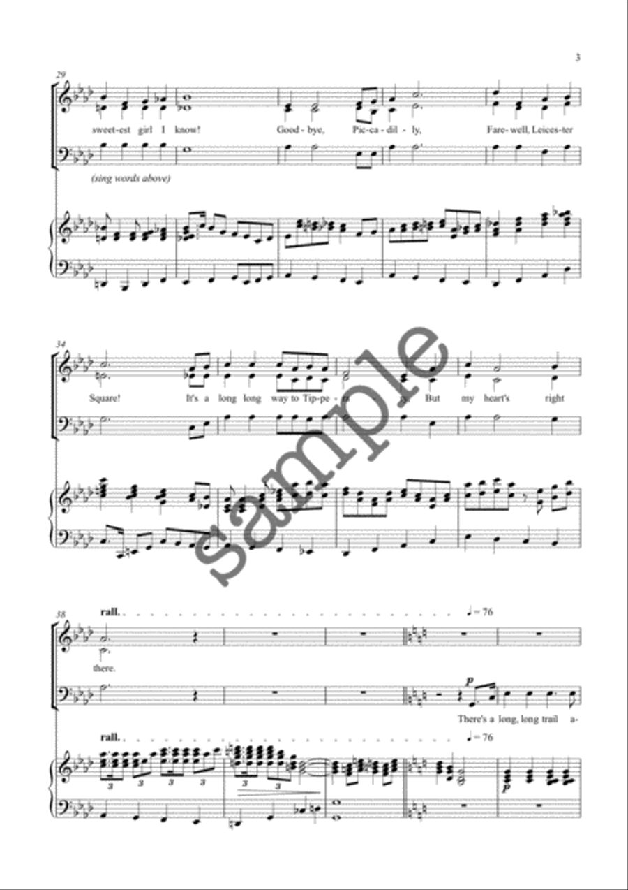 World War One 3-Part scores gallery preview page 3