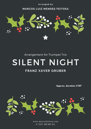 Book cover for Silent Night - Trumpet Trio
