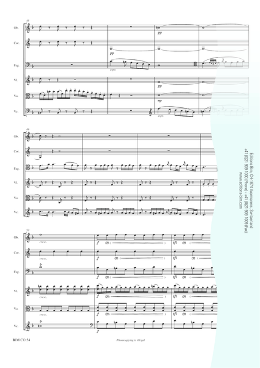 Sesteto No 1 Bassoon scores gallery preview page 6