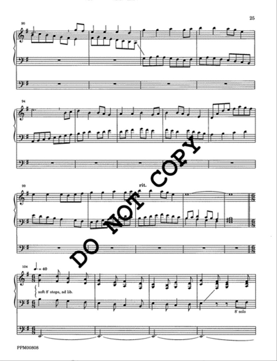 I Sing the Almighty Power of God: Organ Voluntaries on the Hymn Tunes of Ralph Vaughan Williams Volume I Organ scores gallery preview page 26