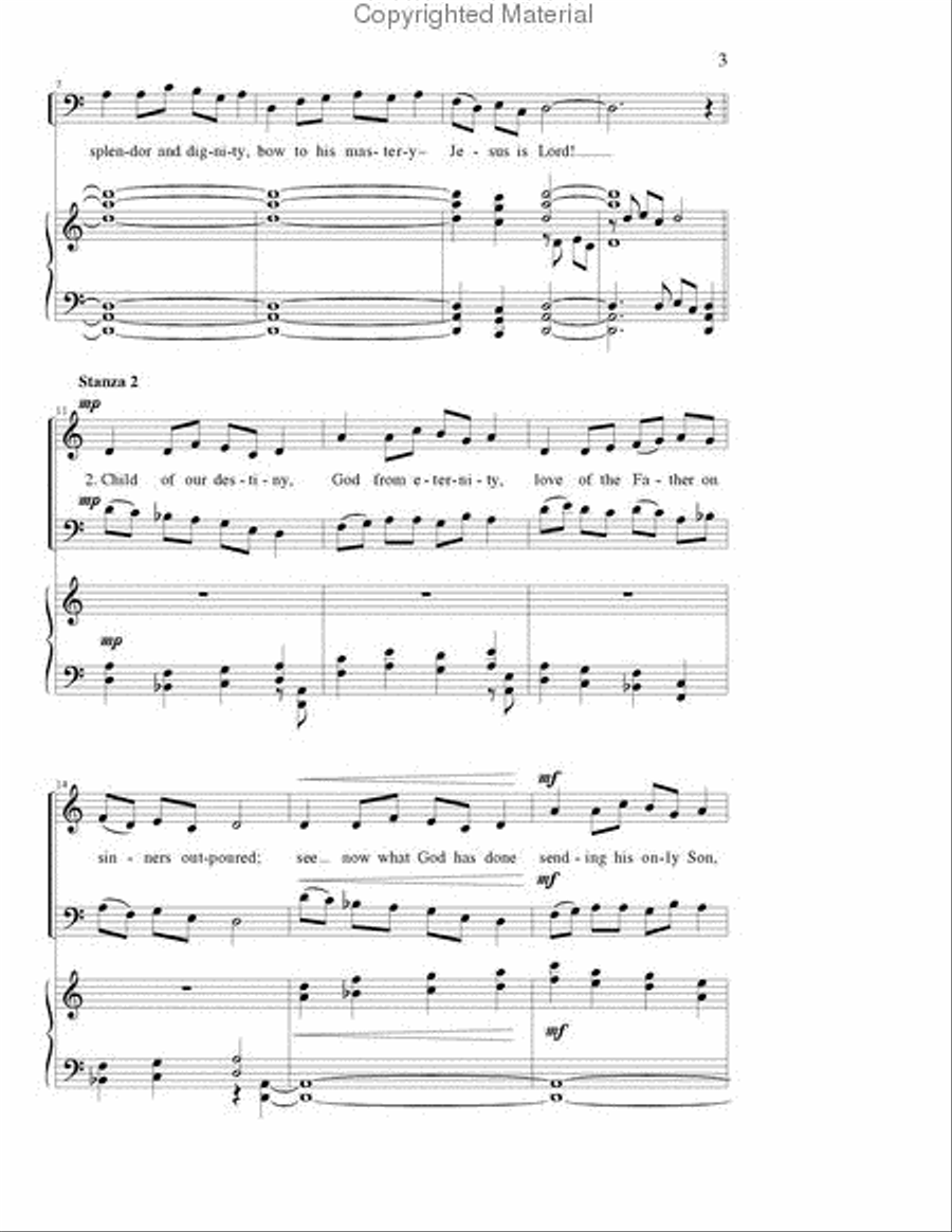 Name of All Majesty Name of All Majesty 4-Part scores gallery preview page 3