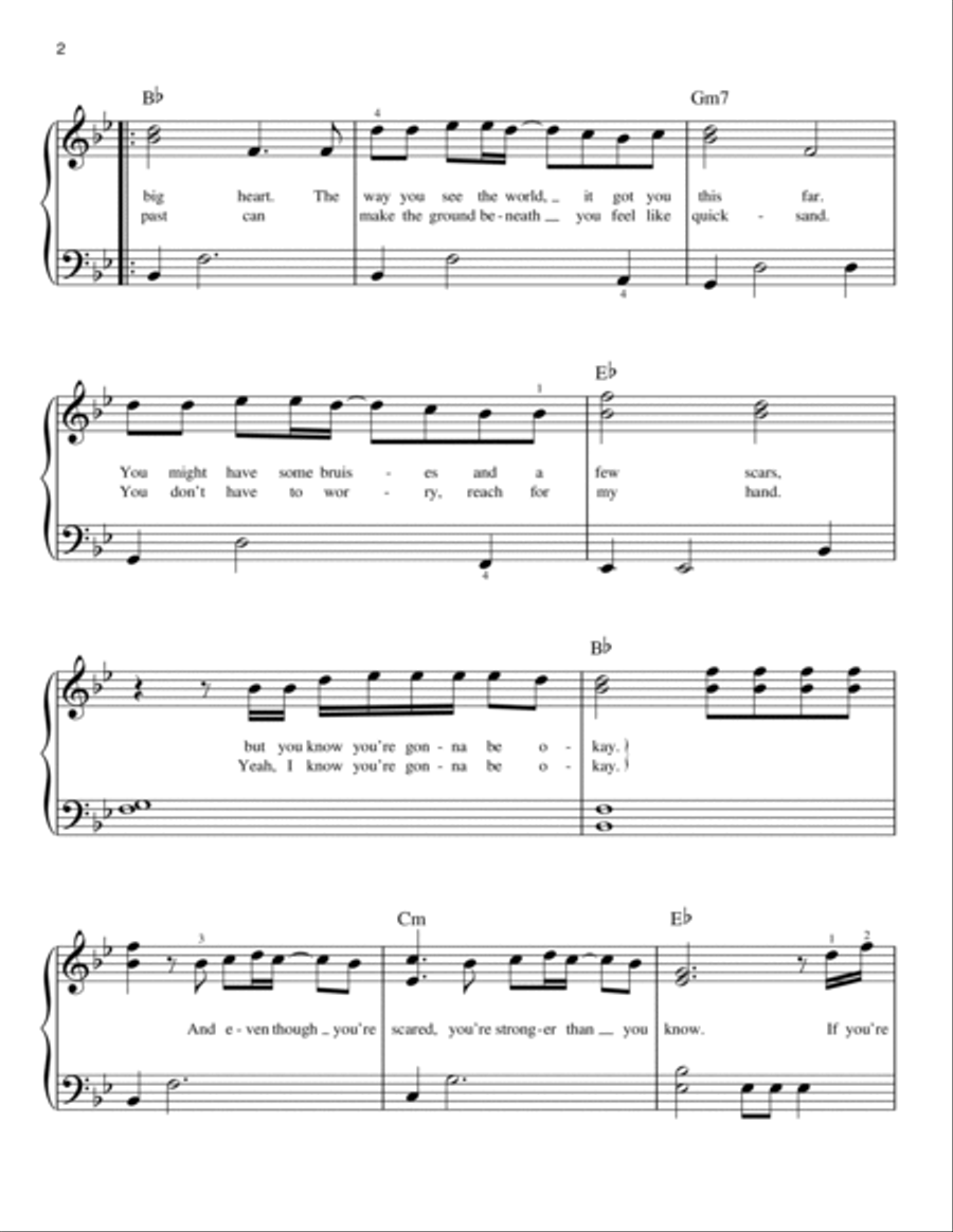 Something Wild Easy Piano scores gallery preview page 2