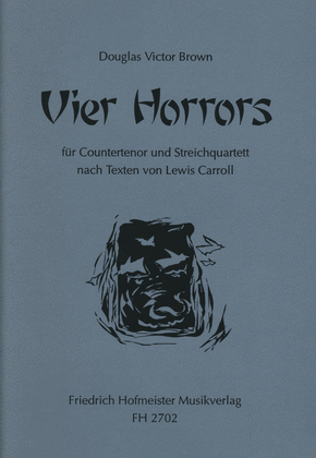 Book cover for 4 Horrors. Nach Texten von Lewis Caroll