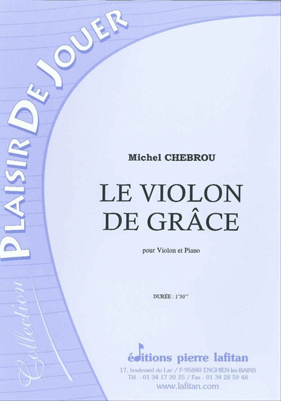 Le Violon de Grâce Le Violon de Grâce Violin Solo scores gallery preview page 1