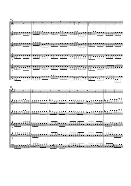 Erbarm dich mein, o Herre Gott, BWV 721 (arrangement for 5 recorders)
