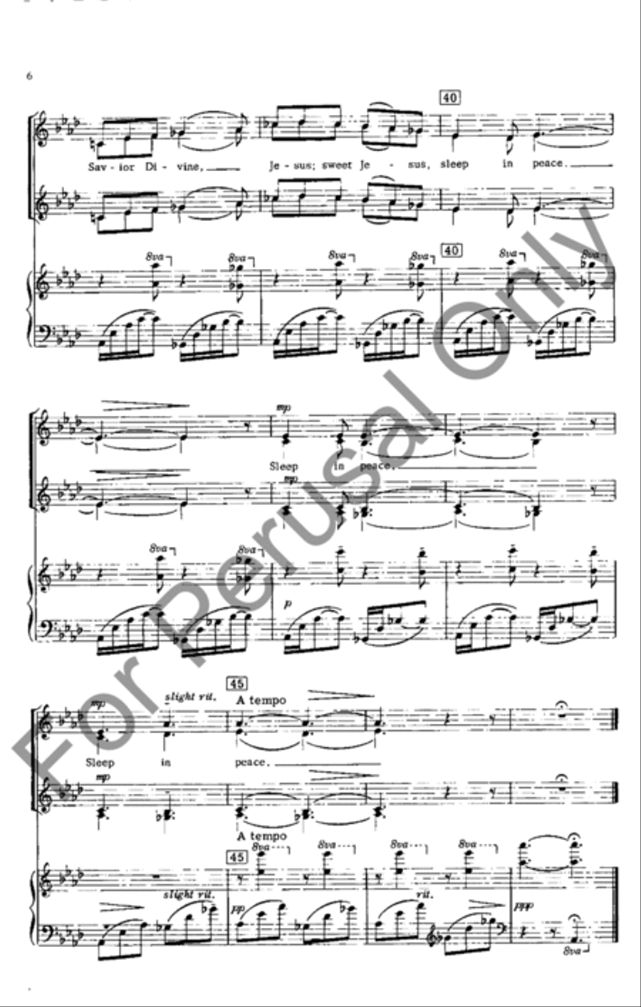 Little Child, Precious Child SSA scores gallery preview page 5