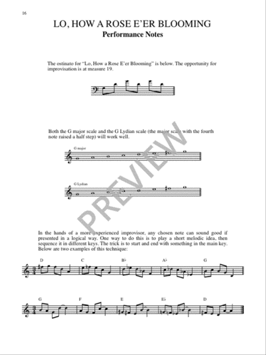 Six Advent Christmas Carols Christmas scores gallery preview page 18