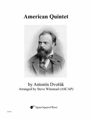 Book cover for American Quintet for Saxophone Quintet