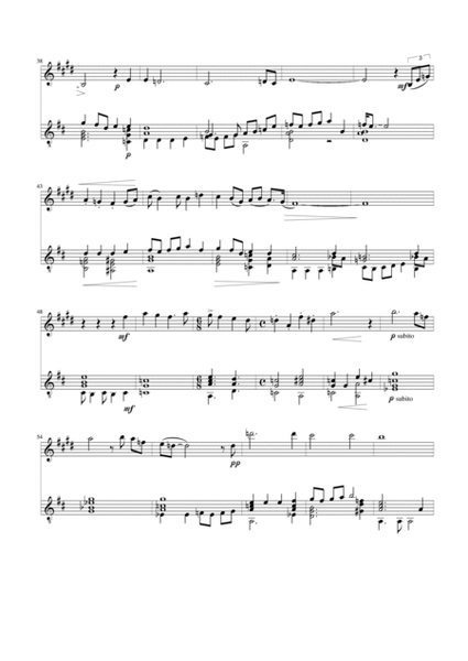 An Exmas Carol for clarinet and guitar image number null