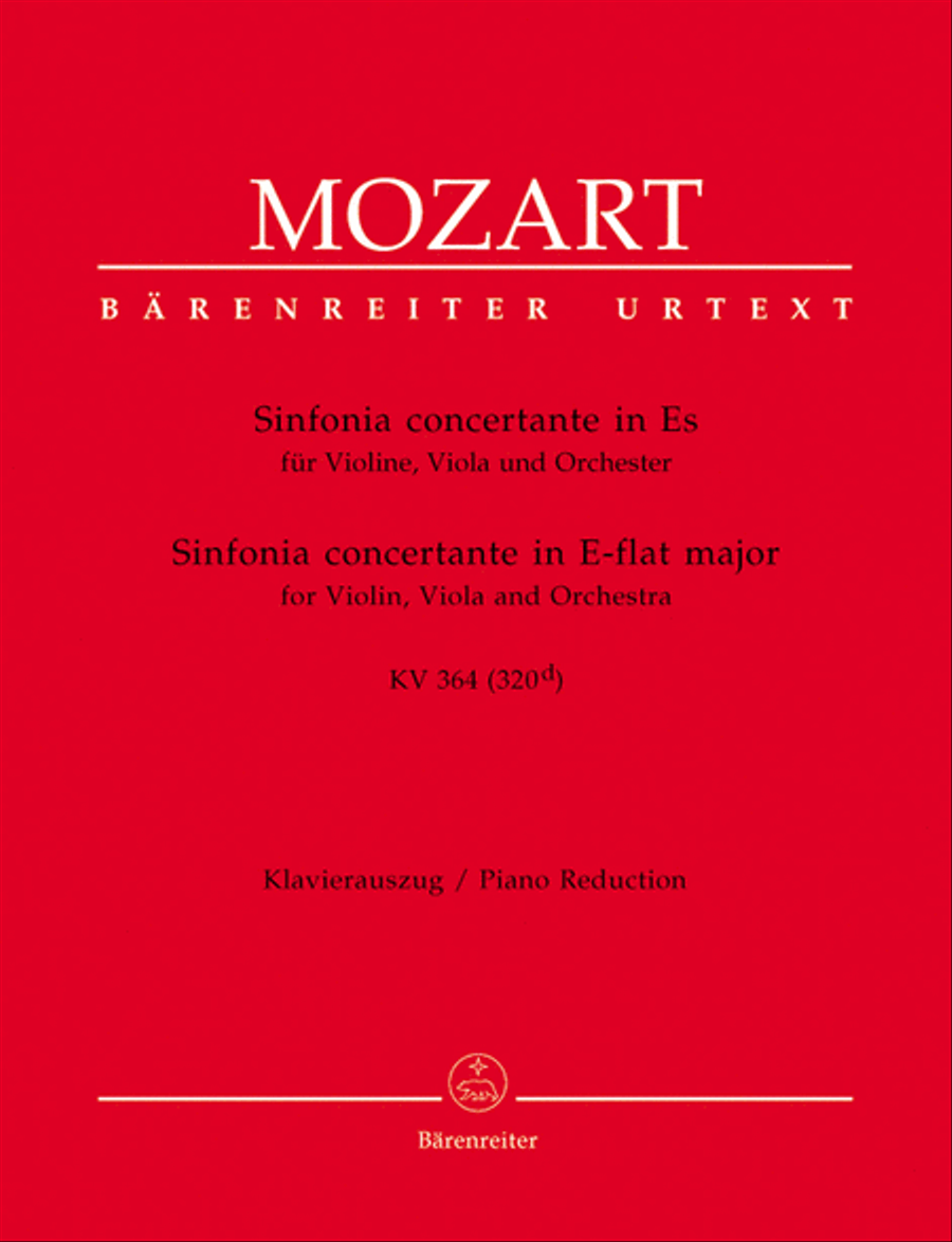 Sinfonia Concertante In Eb Major K. 364 Viola scores gallery preview page 1