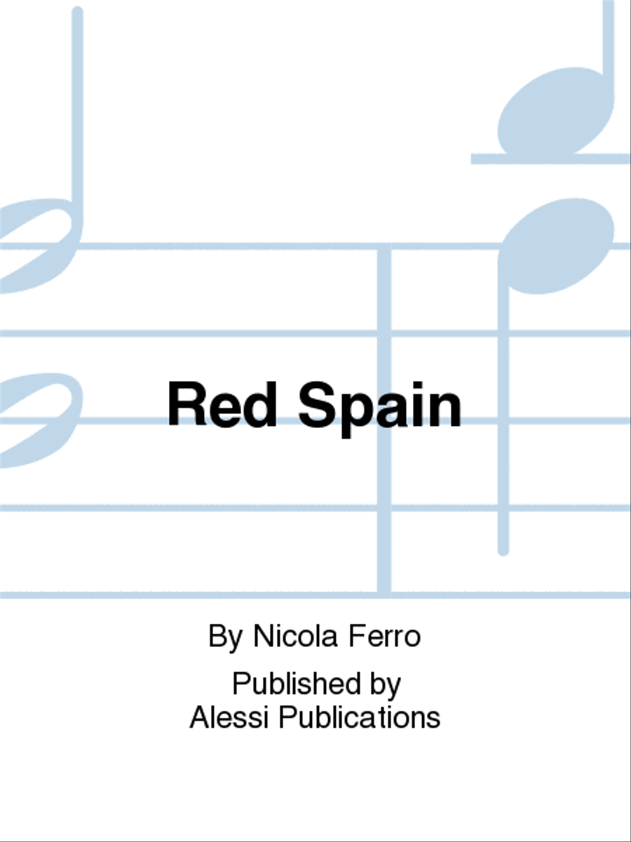 Red Spain Accompaniment CD scores gallery preview page 1