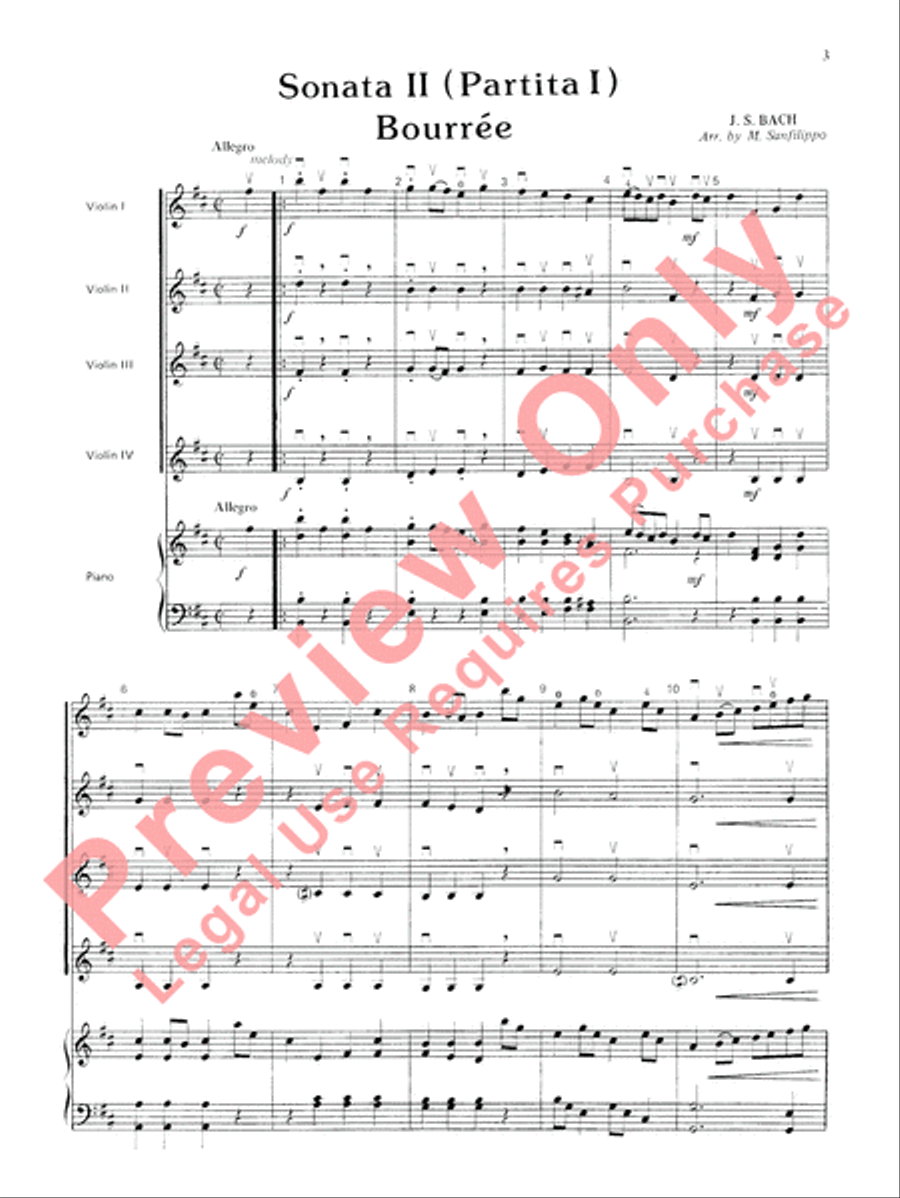 Highland/Etling Violin Quartet Series: Book 3 Small Ensemble scores gallery preview page 4