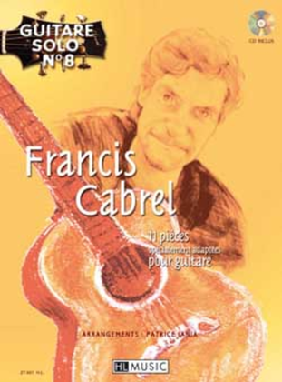Book cover for Guitare solo no. 8: Francis Cabrel
