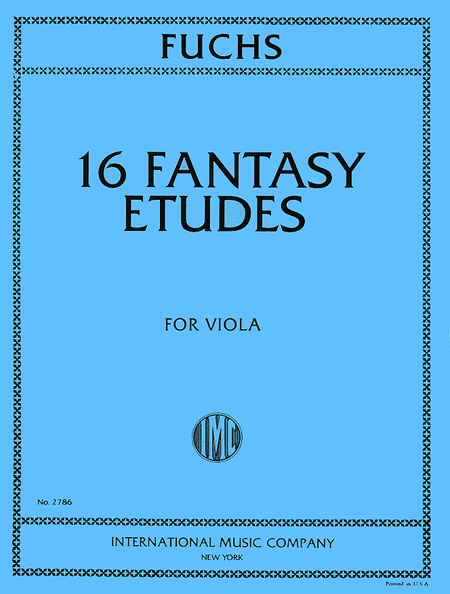 16 Fantasy Etudes