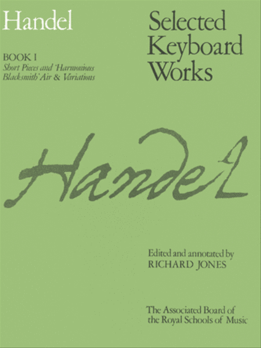 Selected Keyboard Works, Book I