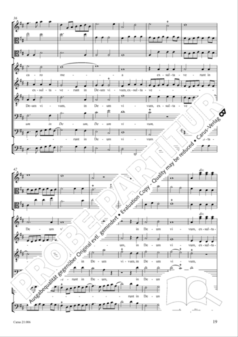 Quam dilecta tabernacula Men's Choir scores gallery preview page 20