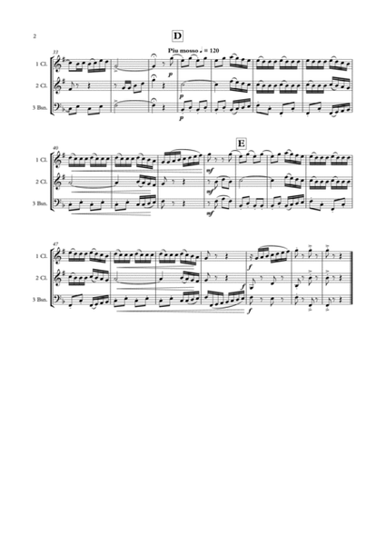 Neapolitan Song (2 clarinets and bassoon) image number null