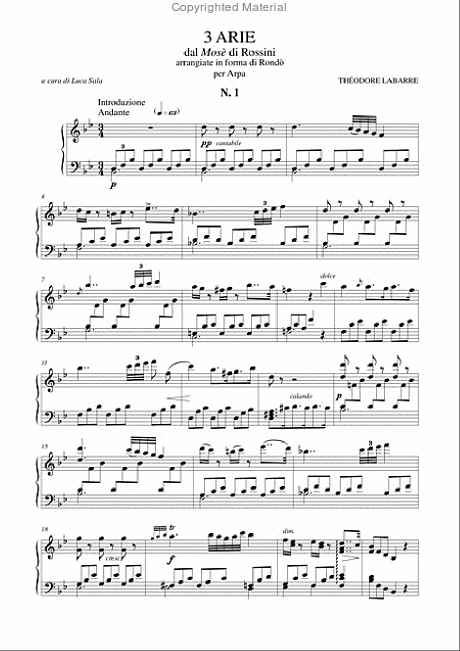 3 Arias from Rossini’s 