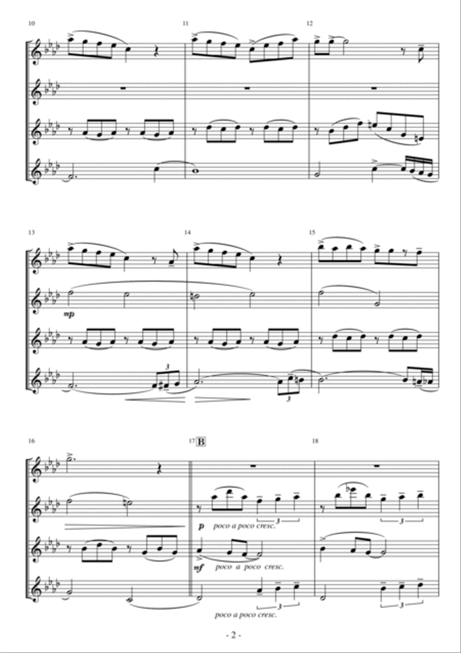 Wild Uncharted Waters Wild Uncharted Waters Flute Quartet scores gallery preview page 2