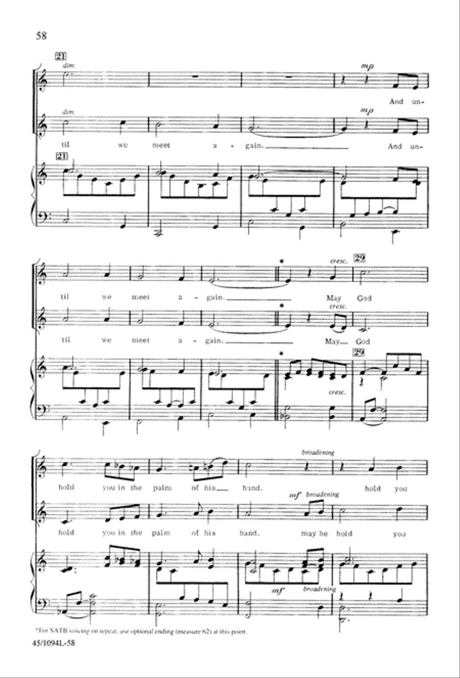 10 Anthems for about 10 Singers Unison Choir scores gallery preview page 59