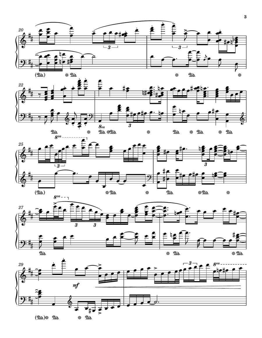 You Belong To My Heart (Solamente Una Vez) Piano Solo scores gallery preview page 3