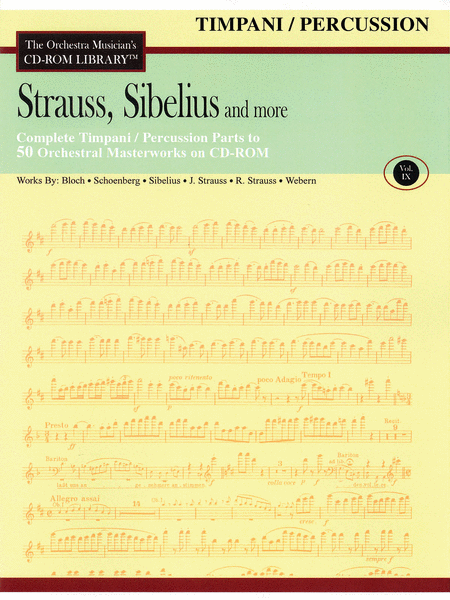 Strauss, Sibelius and More - Volume IX (Timpani/Percussion)