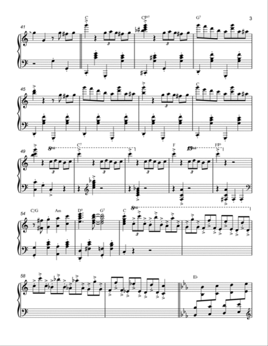 Canadian Capers Canadian Capers Piano Solo scores gallery preview page 3