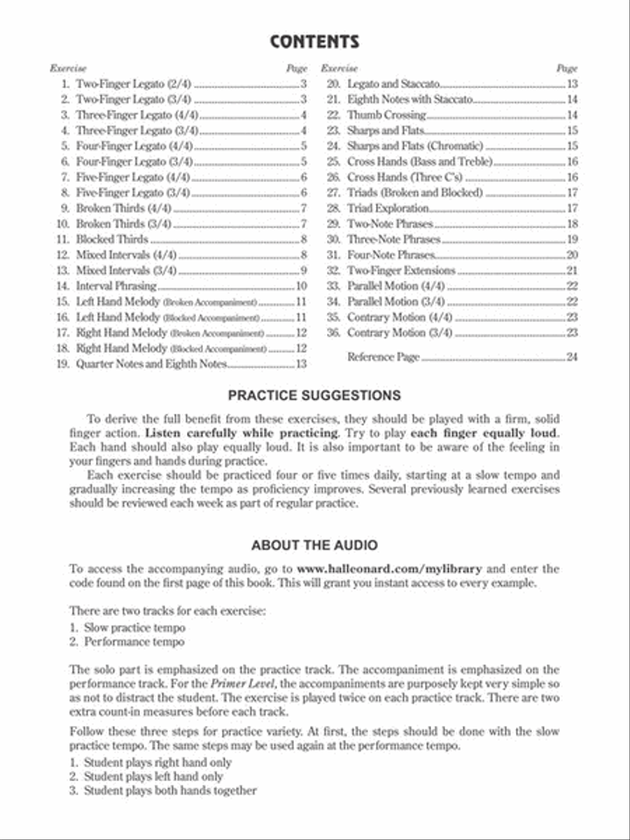 Fingerpower® – Primer Level Piano Method scores gallery preview page 2