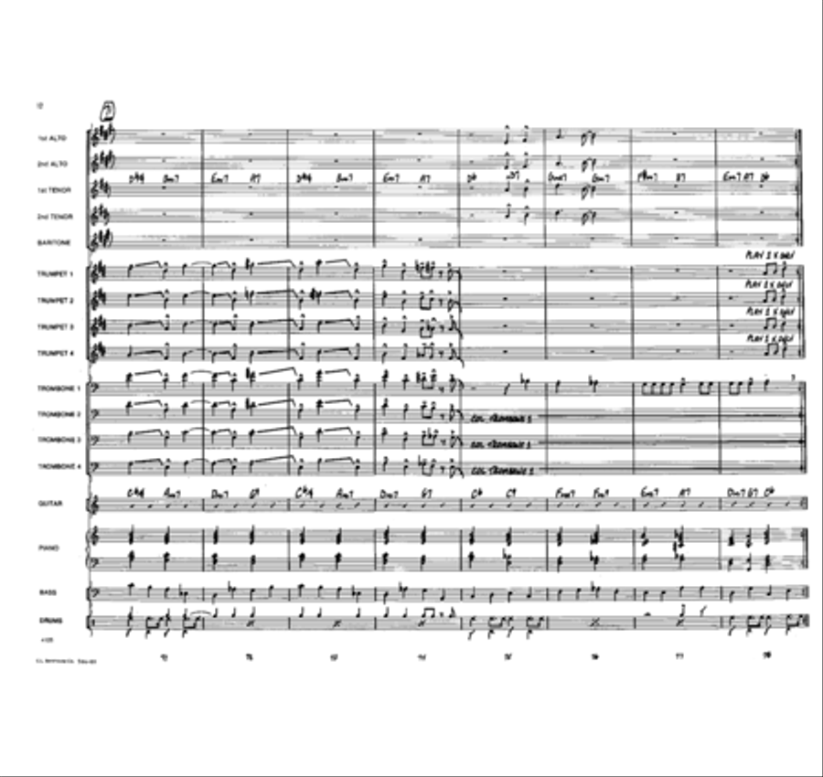 One For Woody Jazz Ensemble scores gallery preview page 11