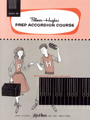 Book cover for Palmer-Hughes Prep Accordion Course, Book 3B