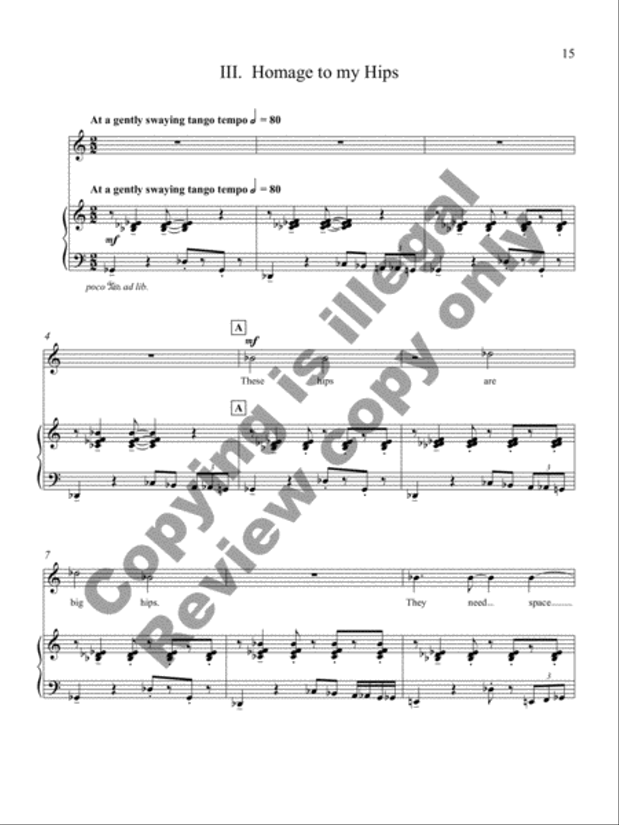 No Ordinary Woman! Soprano Voice scores gallery preview page 33