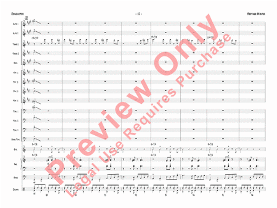 Brother Mister Jazz Ensemble scores gallery preview page 15