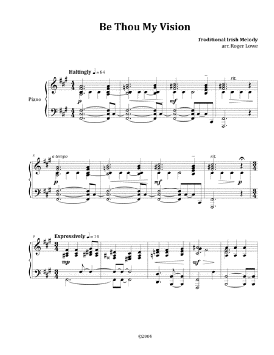 Be Thou My Vision Piano Method scores gallery preview page 2