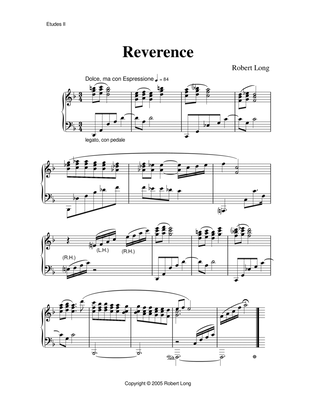 Ballet Piano Sheet Music: Reverence from Etudes II