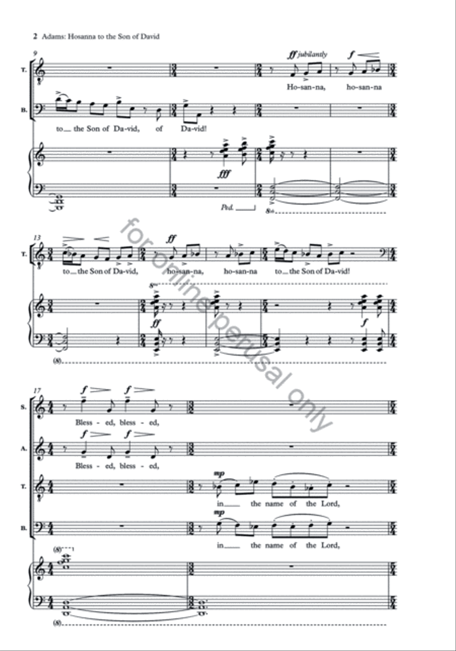 The Oxford Book of Choral Music by Black Composers 4-Part scores gallery preview page 7