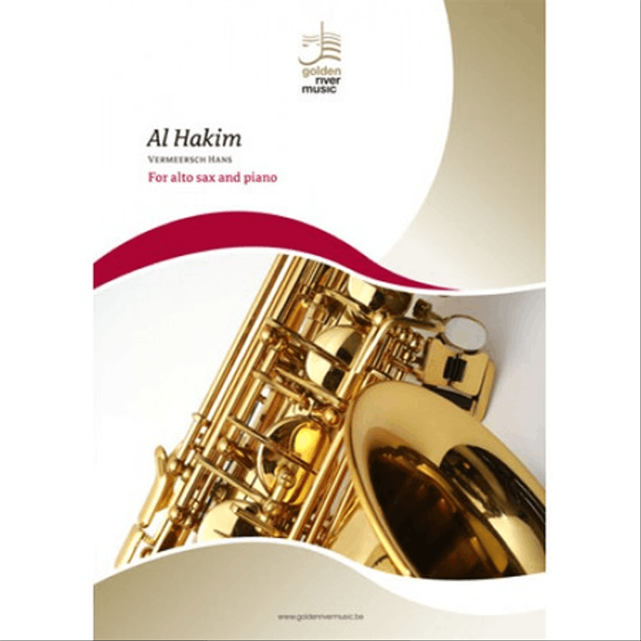 Al Hakim for alto saxophone, piano and drumset Alto Saxophone scores gallery preview page 1