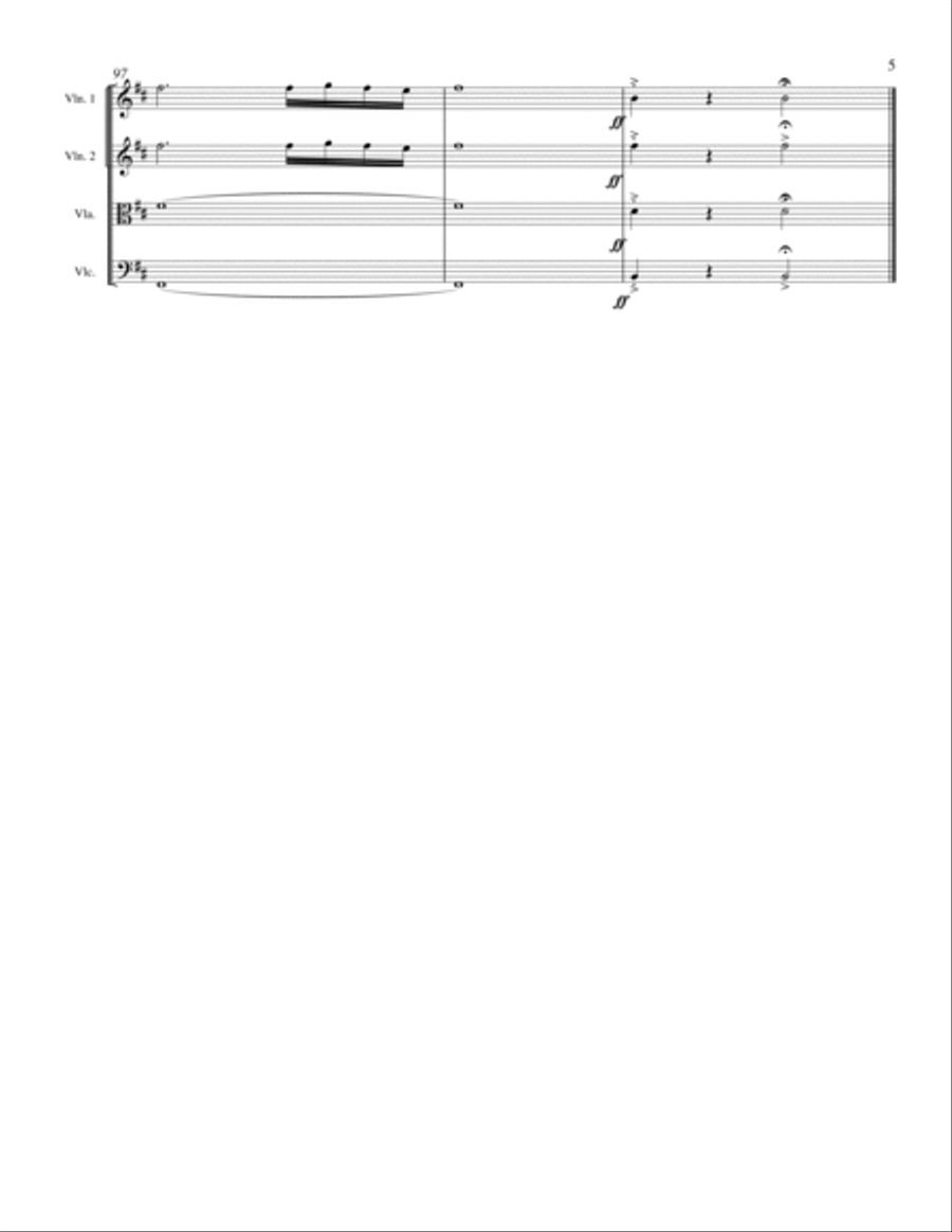 Final Countdown String Quartet scores gallery preview page 5