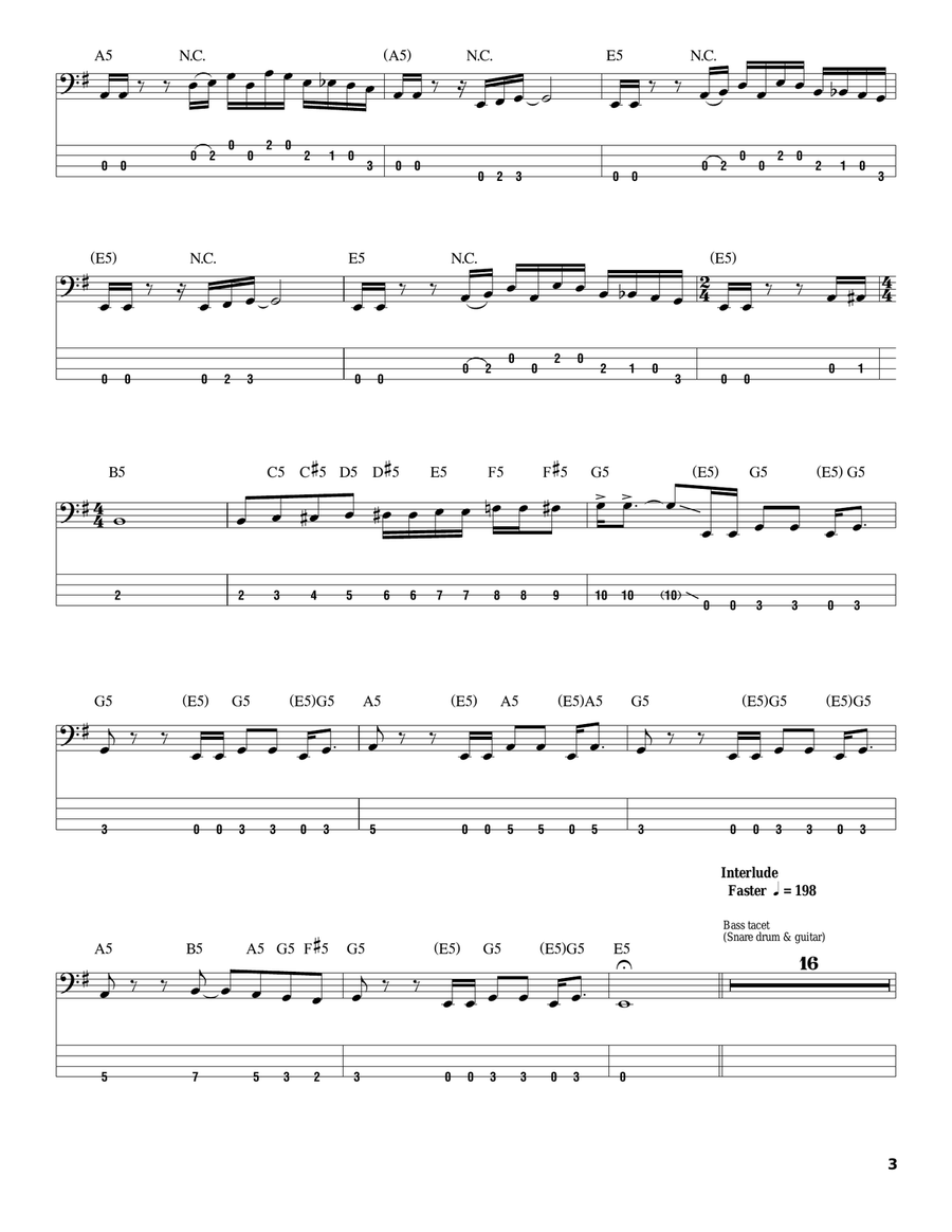 Train Kept A-Rollin' Acoustic Guitar scores gallery preview page 3