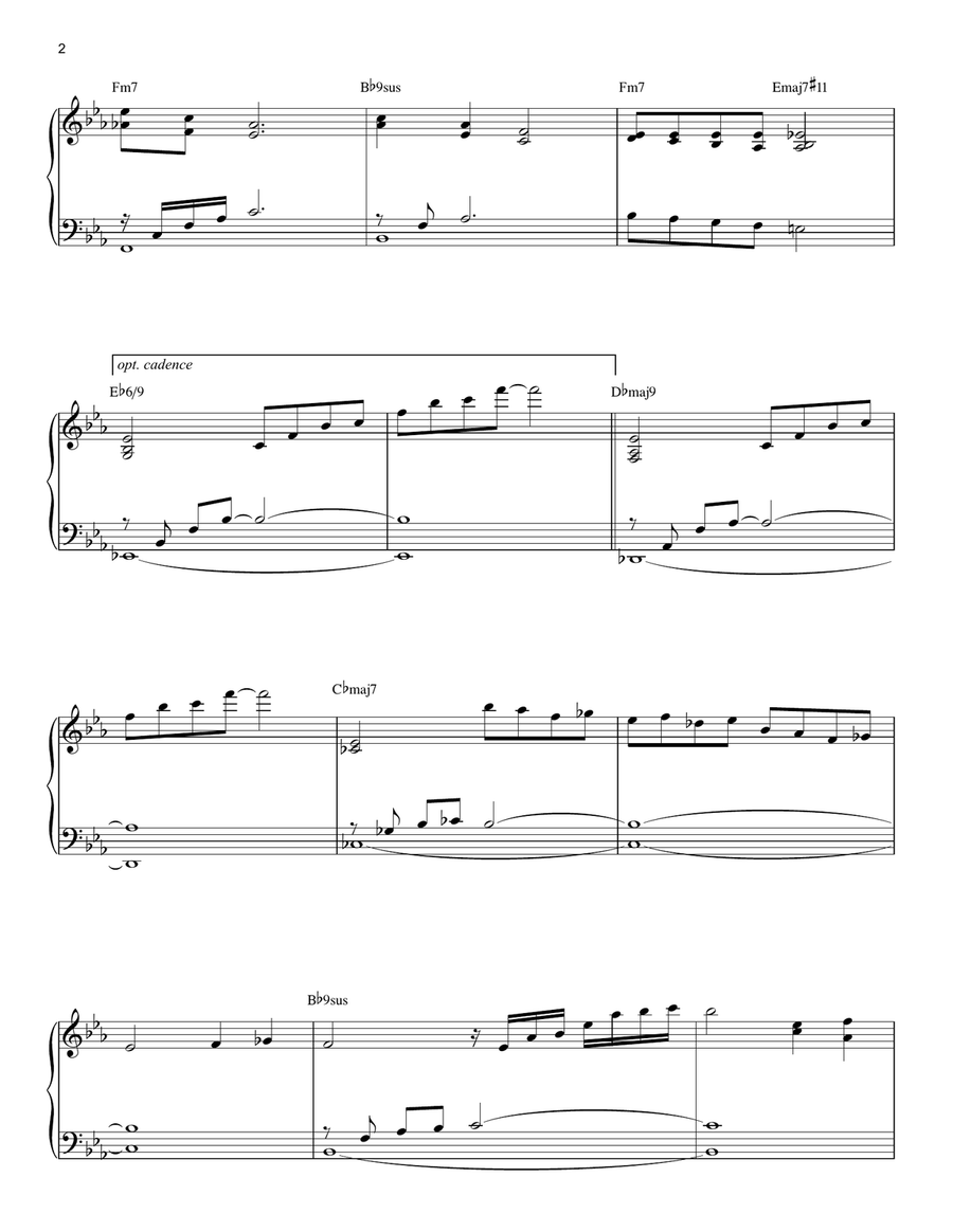 Reflection Reflection Piano Solo scores gallery preview page 2