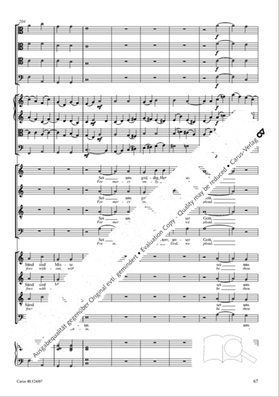 Kyrie in d + Herr Gott, dich loben wir Orchestra scores gallery preview page 68