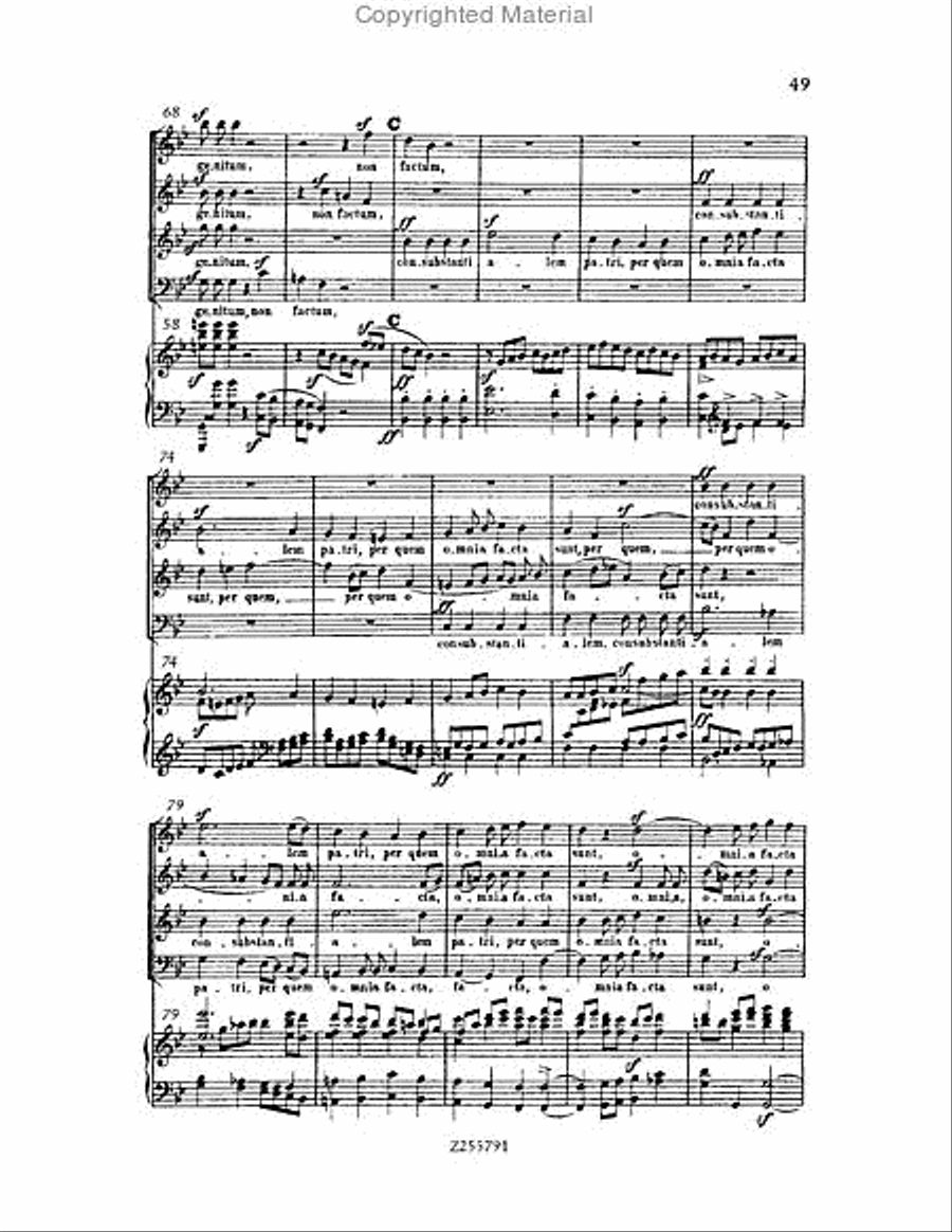 Missa Solemnis, Op.123 Choir scores gallery preview page 49