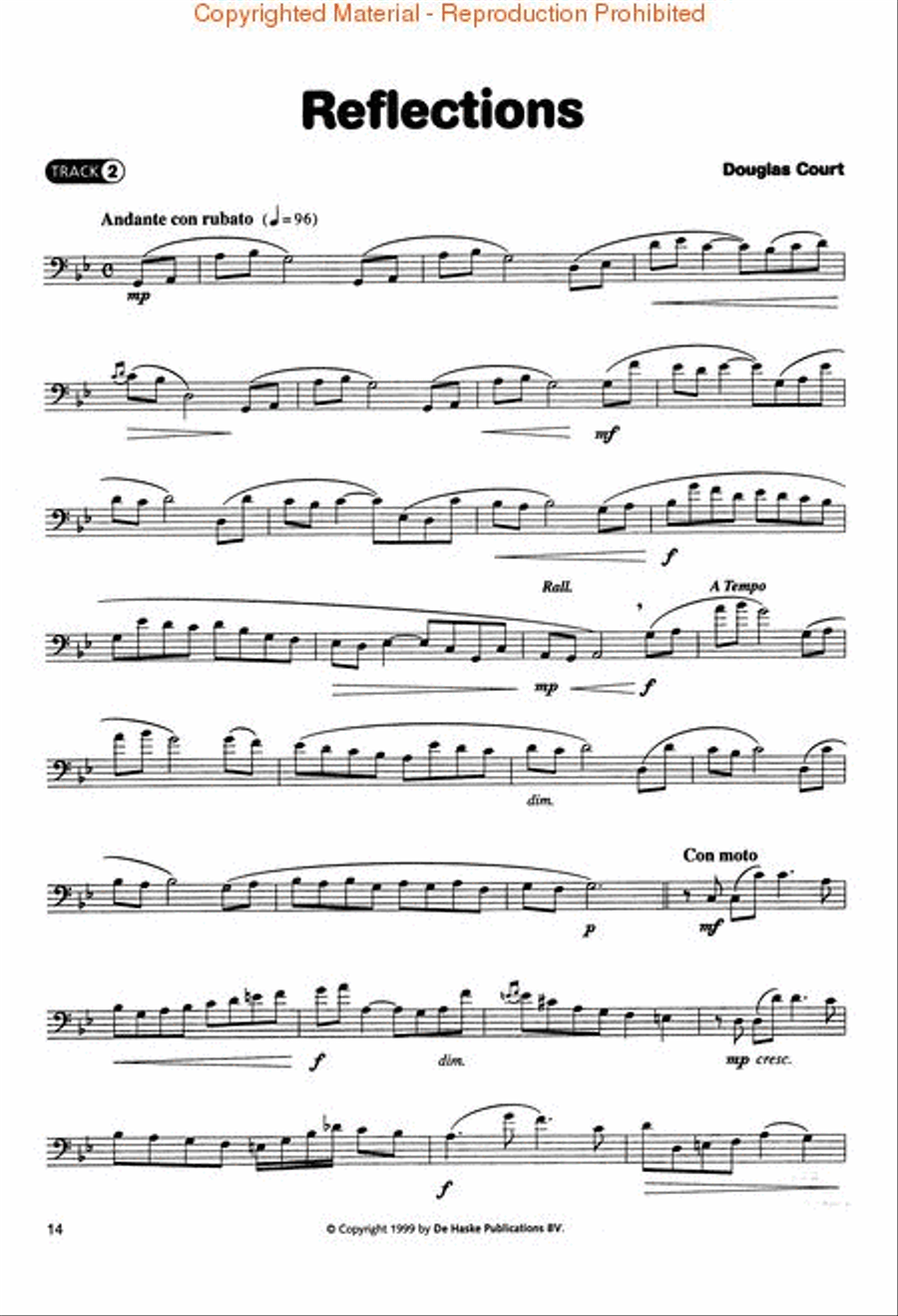 Steven Mead Presents: New Concert Studies for Euphonium - Bass Clef Baritone Horn scores gallery preview page 3