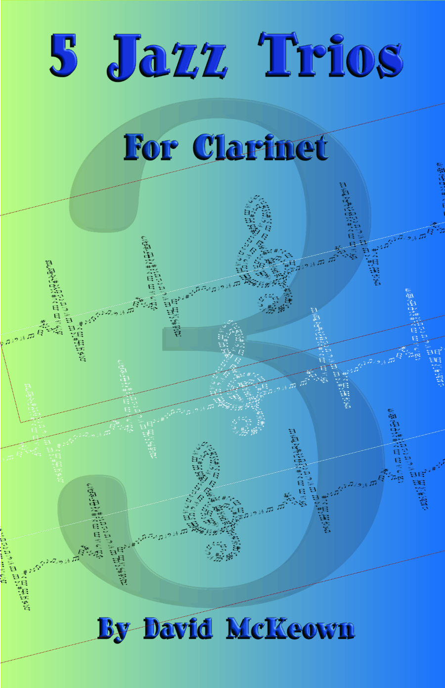 5 Jazz Trios for Clarinet Woodwind Ensemble scores gallery preview page 1