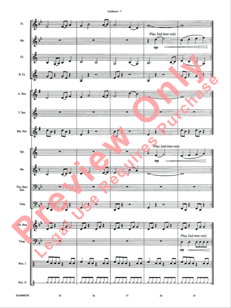 Serengeti Dreams Serengeti Dreams Concert Band scores gallery preview page 9