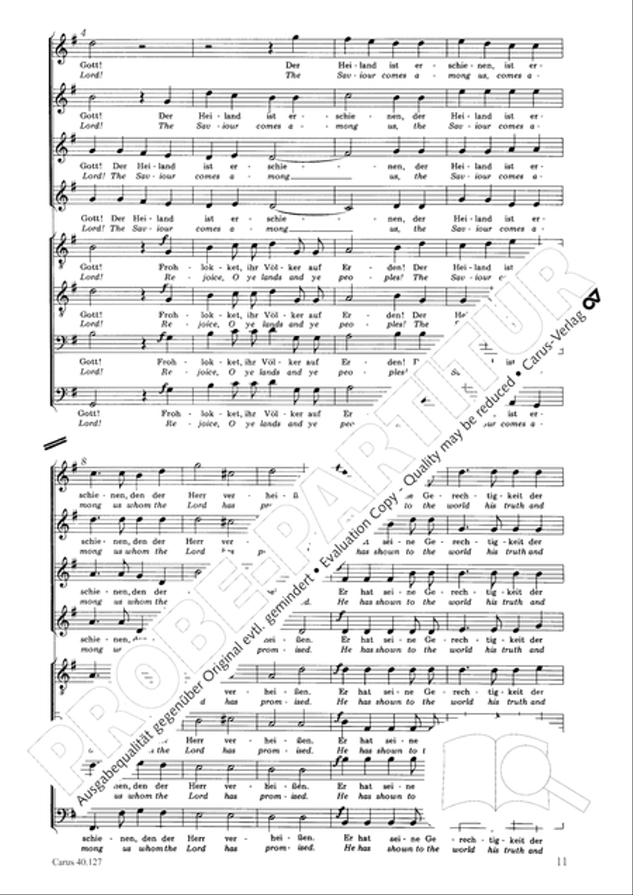 Sechs Spruche zum Kirchenjahr op. 79 Score scores gallery preview page 12