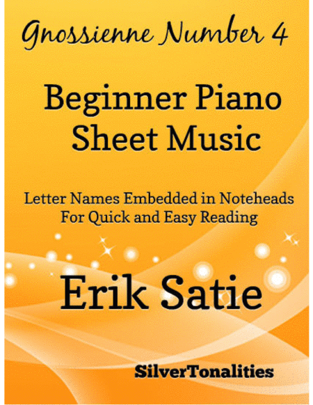 Gnossienne Number 4 Beginner Piano Sheet Music